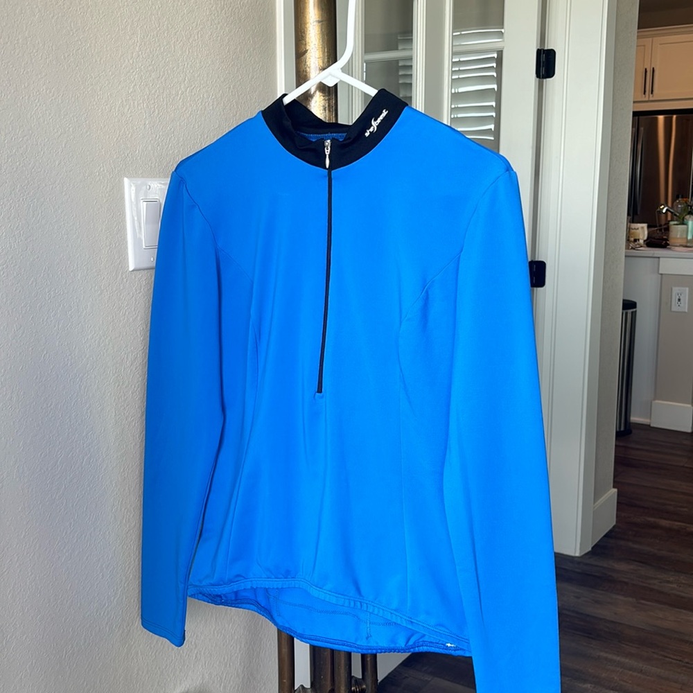 Shebeest long sleeve women’s half zip biking jersey